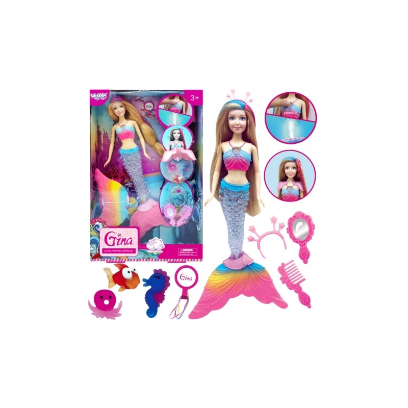WOOPIE 56829 Lalka Gina Syrenka