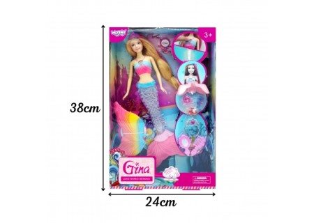 WOOPIE 56829 Lalka Gina Syrenka