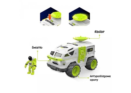 WOOPIE 57123 Samochód Pojazd kosmiczny Satelita