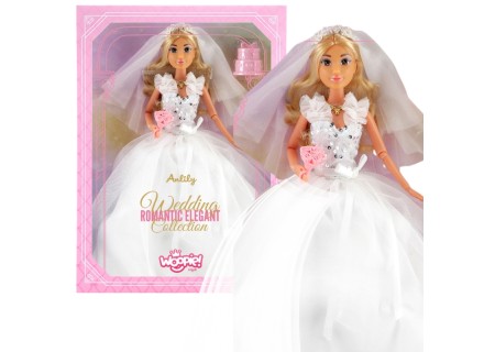 WOOPIE 57819  Royal Lalka Lily 30 cm Panna Młoda Sukienka