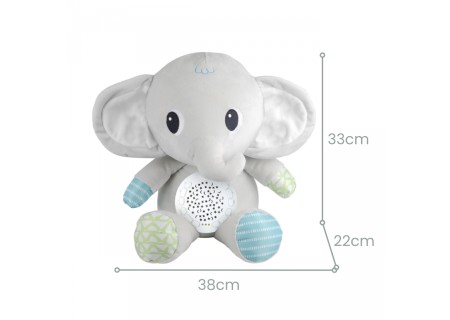 WOOPIE 58083 Przytulanka Słonik z Projektorem