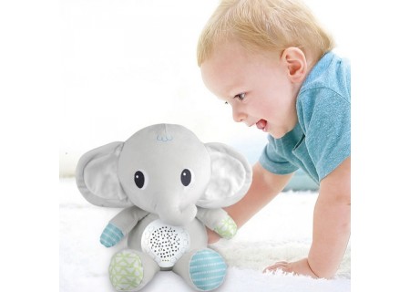 WOOPIE 58083 Przytulanka Słonik z Projektorem