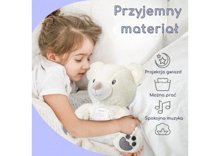 WOOPIE 58090 Przytulanka Miś z Projektorem