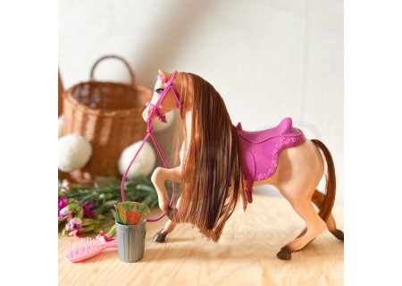WOOPIE ROYAL 514280 Zestaw Urocza lalka z koniem+akcesoria