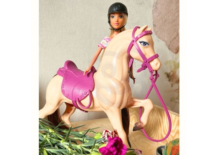 WOOPIE ROYAL 514280 Zestaw Urocza lalka z koniem+akcesoria