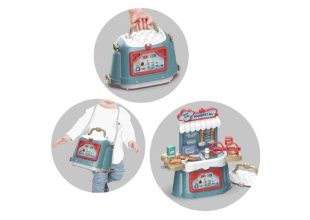 WOOPIE44800 Zestaw Małego Lekarza Walizka 3w1