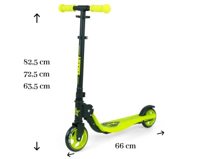 MILLY MALLY 2484 Hulajnoga SCOOTER Smart Green