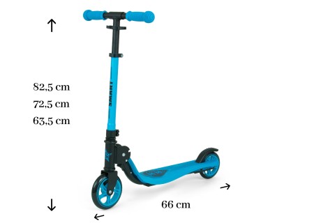 MILLY MALLY 2485 Hulajnoga SCOOTER Smart Blue