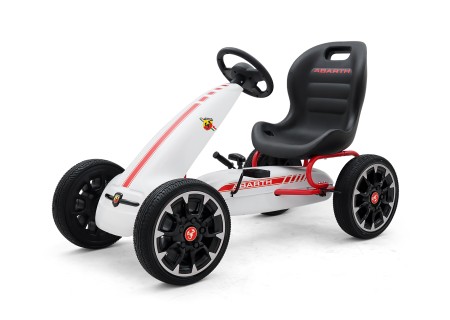 MILLY MALLY 3172 Gokart na pedały Abarth White