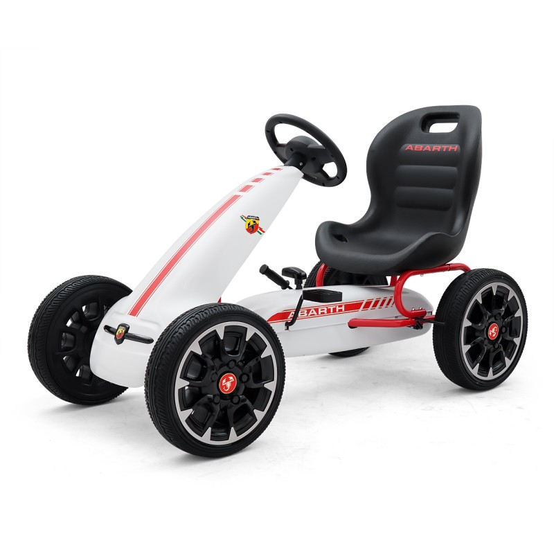 MILLY MALLY 3172 Gokart na pedały Abarth White