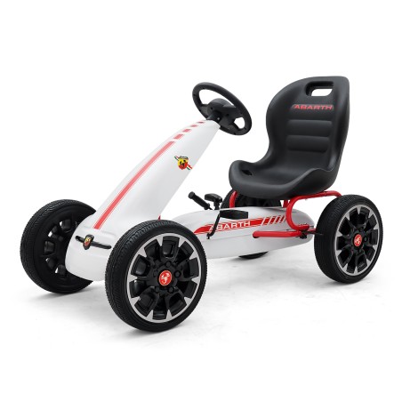 MILLY MALLY 3172 Gokart na pedały Abarth White