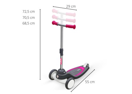 MILLY MALLY 4097 Qplay Hulajnoga Mika pink