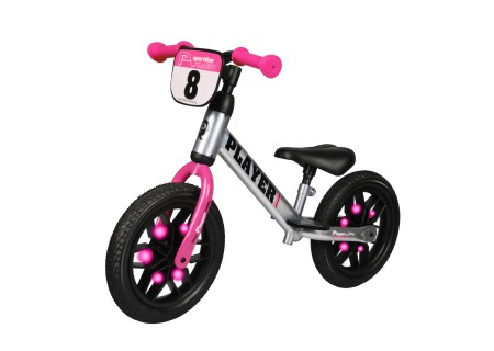 MILLY MALLY 4100 Qplay Rowerek biegowy Player pink