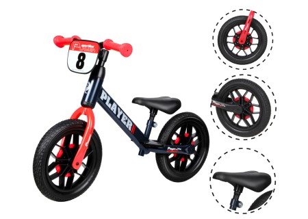 MILLY MALLY 4102 Qplay Rowerek biegowy Player red