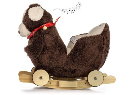 MILLY MALLY 4771 Piesek Polly Plus na biegunach - Brown Dog