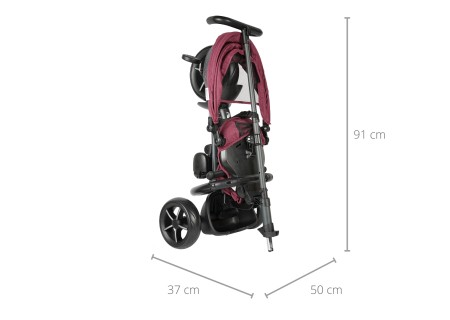 MILLY MALLY 5394 Qplay Rowerek trójkołowy Rito Star Purple