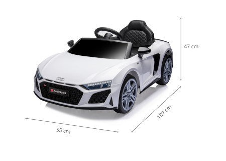 MILLY MALLY 5727 Pojazd na akumulator Audi R8 Spyder White