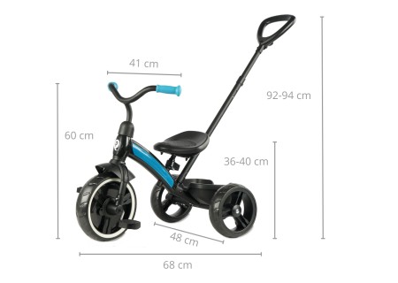 MILLY MALLY 5788 Qplay Rowerek trójkołowy Elite Plus new blue