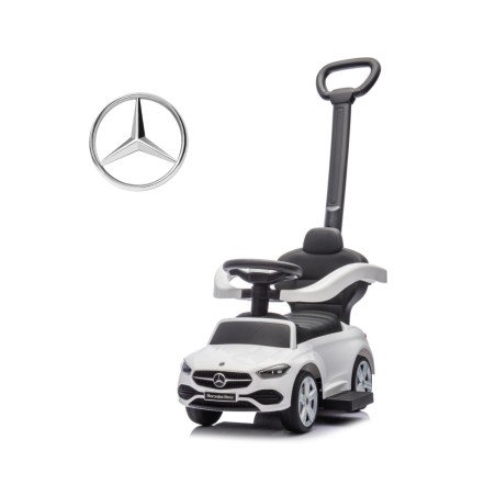 MILLY MALLY 6105 Pojazd z rączką Mercedes C-Class White