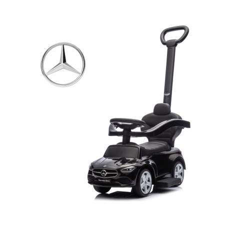 MILLY MALLY 6107 Pojazd z rączką Mercedes C-Class Black