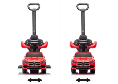 MILLY MALLY 6108 Pojazd z rączką Mercedes C-Class Deluxe Red