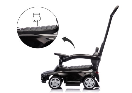 MILLY MALLY 6111 Pojazd z rączką Mercedes C-Class Deluxe Black