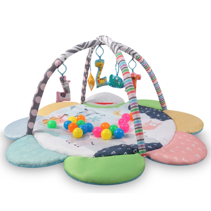 MILLY MALLY 6144 TinyMini JL639-2A Mata edukacyjna 2w1 Kwiat Zoo