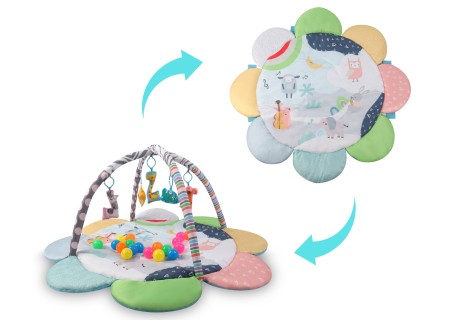 MILLY MALLY 6144 TinyMini JL639-2A Mata edukacyjna 2w1 Kwiat Zoo