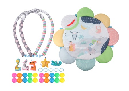 MILLY MALLY 6144 TinyMini JL639-2A Mata edukacyjna 2w1 Kwiat Zoo