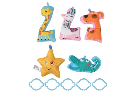 MILLY MALLY 6144 TinyMini JL639-2A Mata edukacyjna 2w1 Kwiat Zoo