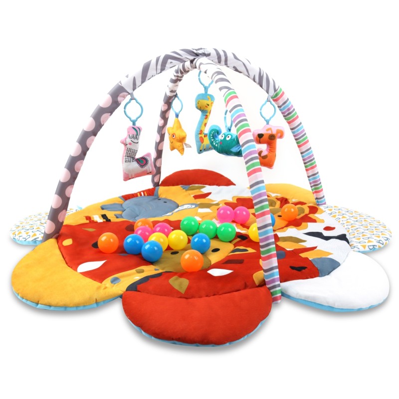 MILLY MALLY 6145 TinyMini JL639-2B Mata edukacyjna 2w1 Kwiat Safari