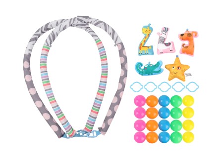 MILLY MALLY 6145 TinyMini JL639-2B Mata edukacyjna 2w1 Kwiat Safari