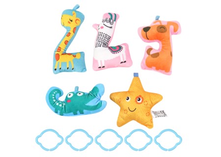 MILLY MALLY 6145 TinyMini JL639-2B Mata edukacyjna 2w1 Kwiat Safari