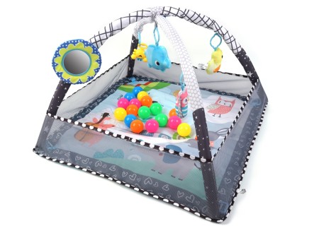 MILLY MALLY 6146 TinyMini JL652-1A Mata edukacyjna 2w1 Kojec z piłeczkami