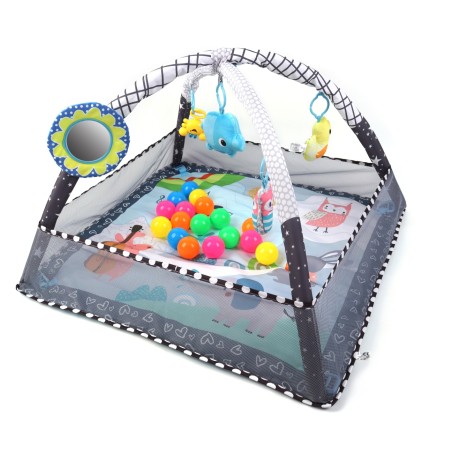 MILLY MALLY 6146 TinyMini JL652-1A Mata edukacyjna 2w1 Kojec z piłeczkami