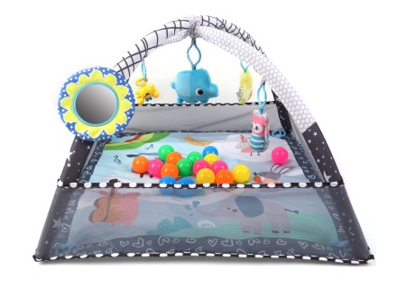 MILLY MALLY 6146 TinyMini JL652-1A Mata edukacyjna 2w1 Kojec z piłeczkami