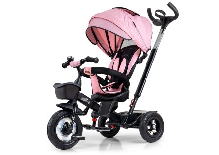 MILLY MALLY 6181 Rowerek trójkołowy Movi black-pink 5w1