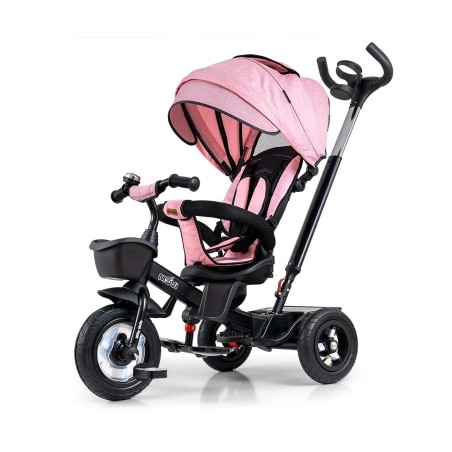 MILLY MALLY 6181 Rowerek trójkołowy Movi black-pink 5w1