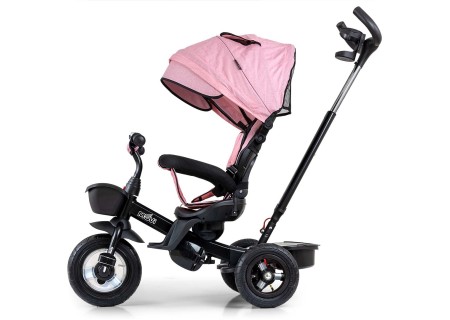 MILLY MALLY 6181 Rowerek trójkołowy Movi black-pink 5w1