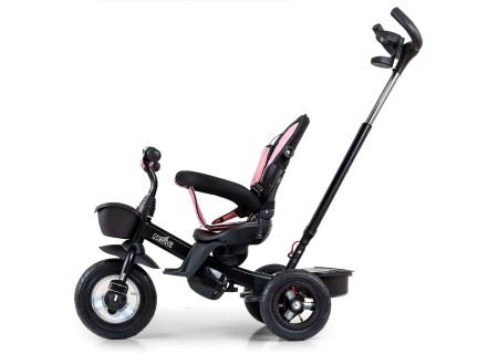 MILLY MALLY 6181 Rowerek trójkołowy Movi black-pink 5w1