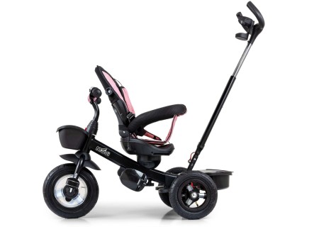 MILLY MALLY 6181 Rowerek trójkołowy Movi black-pink 5w1