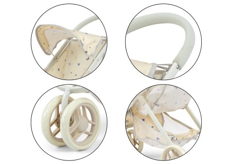 MILLY MALLY 6242 Wózek dla lalek Susie Nature