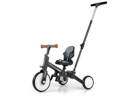 MILLY MALLY 6265 Rowerek 5w1 OPTIMUS MAX dark grey