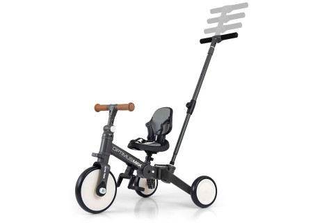 MILLY MALLY 6265 Rowerek 5w1 OPTIMUS MAX dark grey