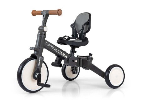 MILLY MALLY 6265 Rowerek 5w1 OPTIMUS MAX dark grey