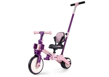 MILLY MALLY 6267 Rowerek 5w1 OPTIMUS MAX pink