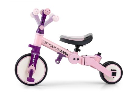 MILLY MALLY 6267 Rowerek 5w1 OPTIMUS MAX pink