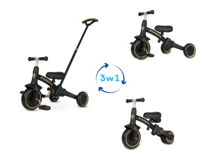 MILLY MALLY 6276 Rowerek trójkołowy Stager 3w1 Platinum