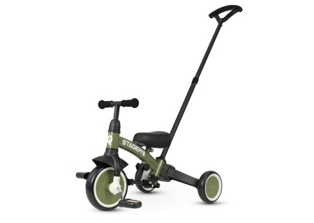 MILLY MALLY 6277 Rowerek trójkołowy Stager 3w1 green