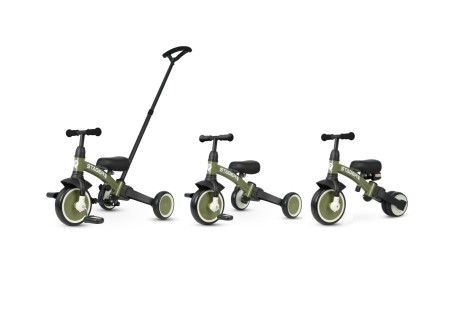 MILLY MALLY 6277 Rowerek trójkołowy Stager 3w1 green